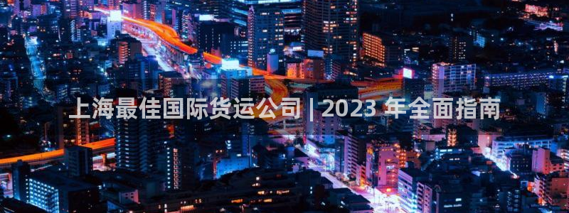 尊龙z6网址：上海最佳国际货运公司 | 2023 年全面